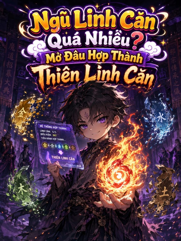 Ngũ Linh Căn Quá Nhiều? Mở Đầu Hợp Thành Thiên Linh Căn